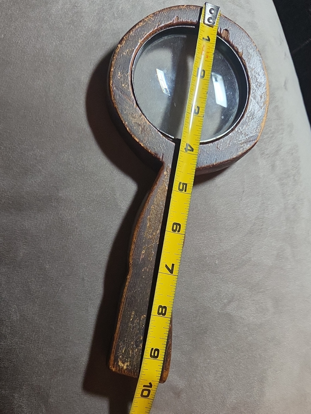 'TREEN'. VINTAGE OPTICAL INSTRUMENT PRE-1930'S